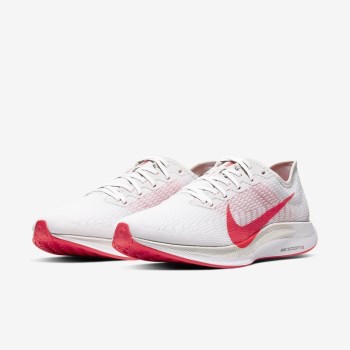 Nike Zoom Pegasus Turbo 2 - Férfi Futócipő - Platina/Fehér/Világos Szürke/Piros